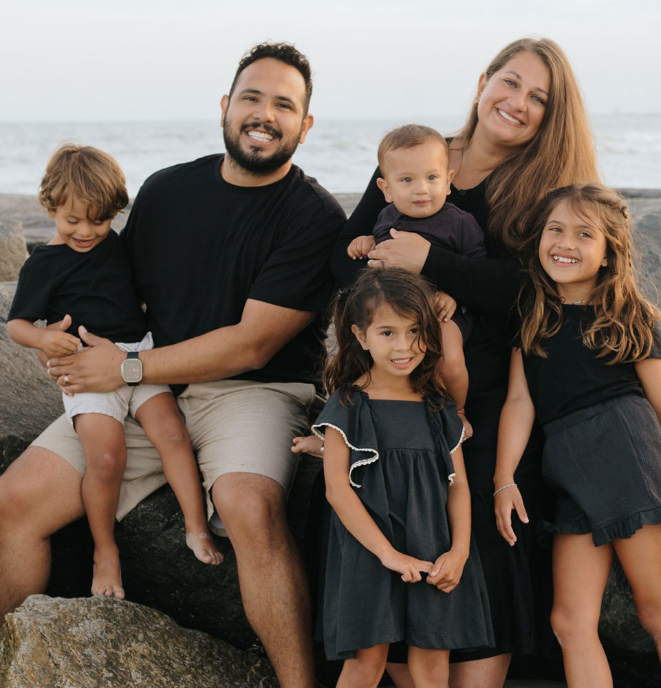 doctor with their family